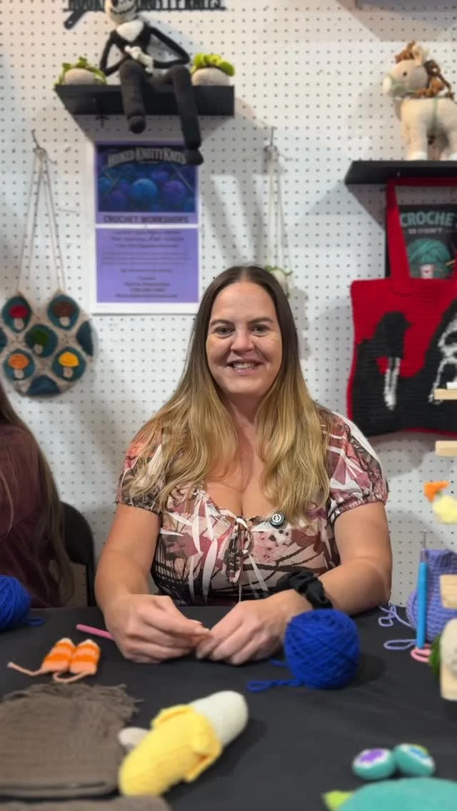 We sat down with @marinadimozantos from Hooked Knotty Knits & More! 🧶✨

We asked her how she started her cozy, handcrafted business and why she chose Queen Mary’s Market — and her passion for creating truly shines through. Come meet Marina and discover the warmth behind every stitch this market weekend! 💚🧵

#yeg #yegmarket #yegbusiness #yegknitting