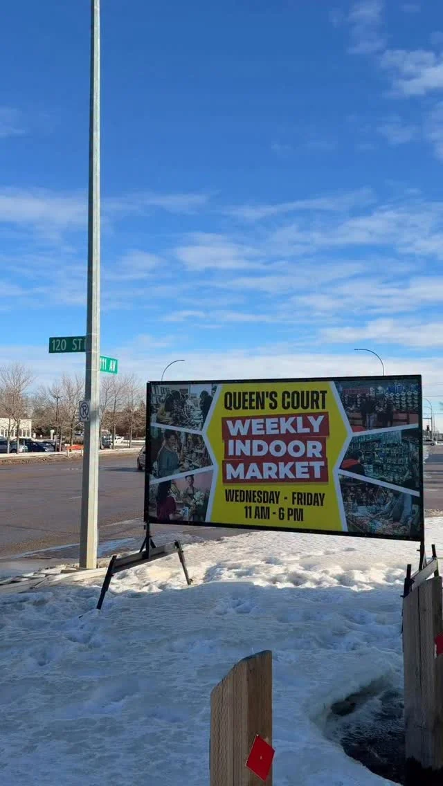 Lookin’ for midweek plans? Visit Queen’s Court!

We’re open 11–6, Wednesday to Friday, with a curated lineup of select vendors. Pop in, wander, discover something good. Enter through entrance 1!