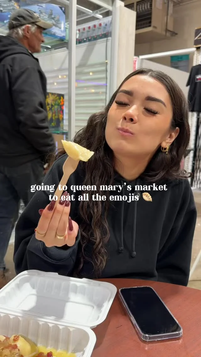 Eating emojis at queen mary’s market 

#yeg #edmonton #yegfoodie #yegrestaurant #yegmarket